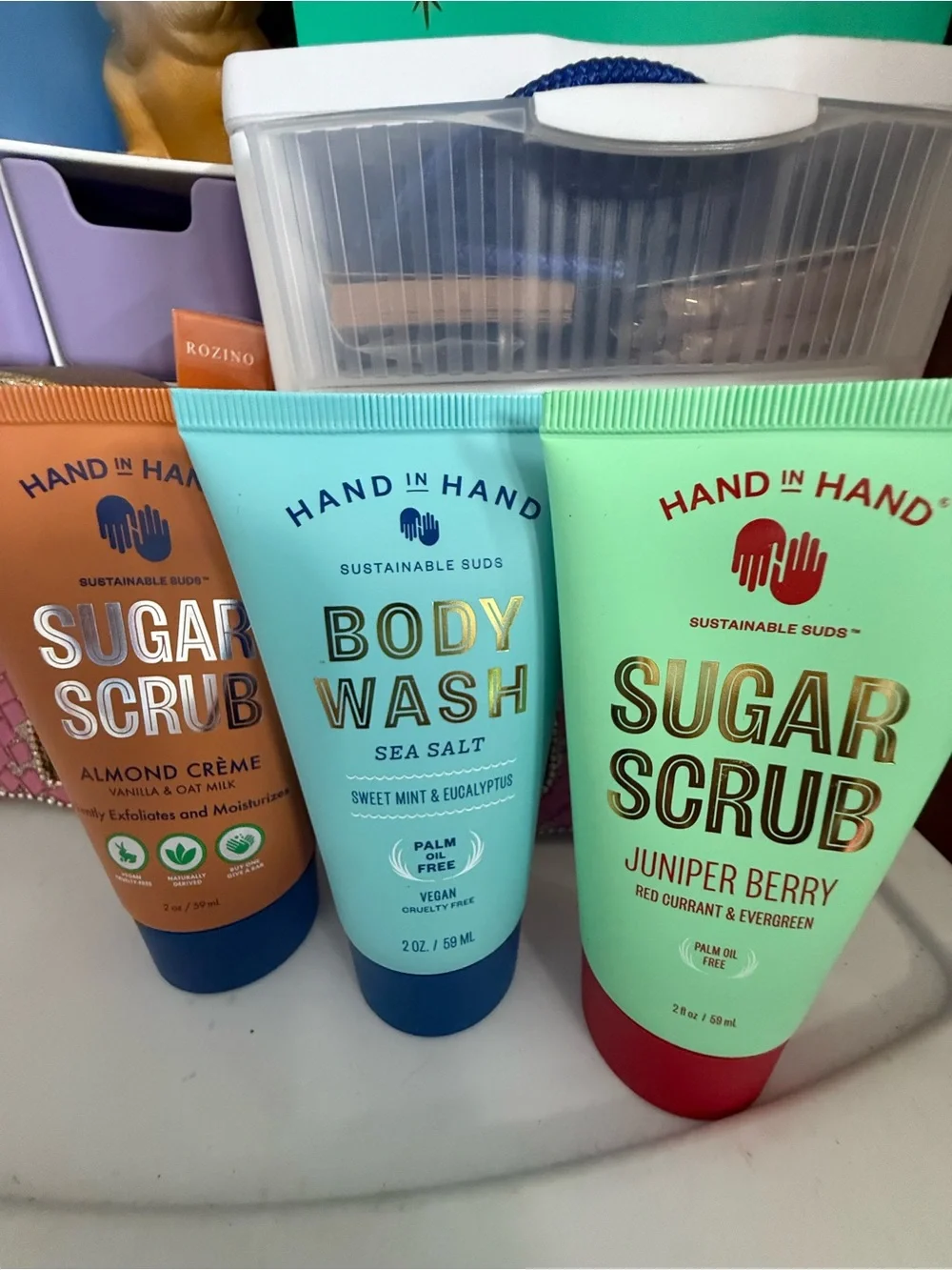 Sugar Scrub - Juniper Berry (Green) Almond Crème